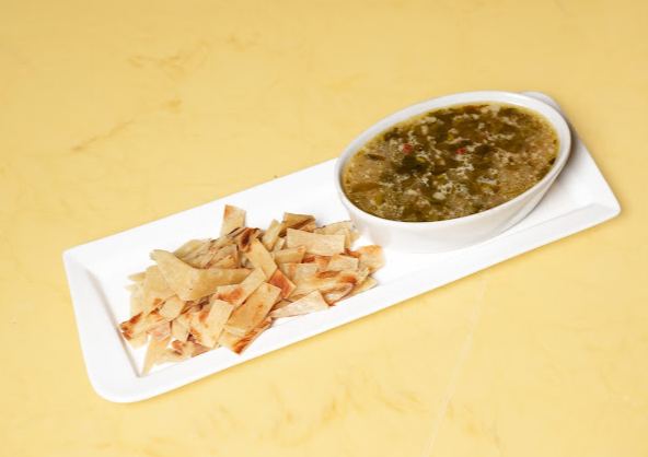 Chapati Strips with Soup
